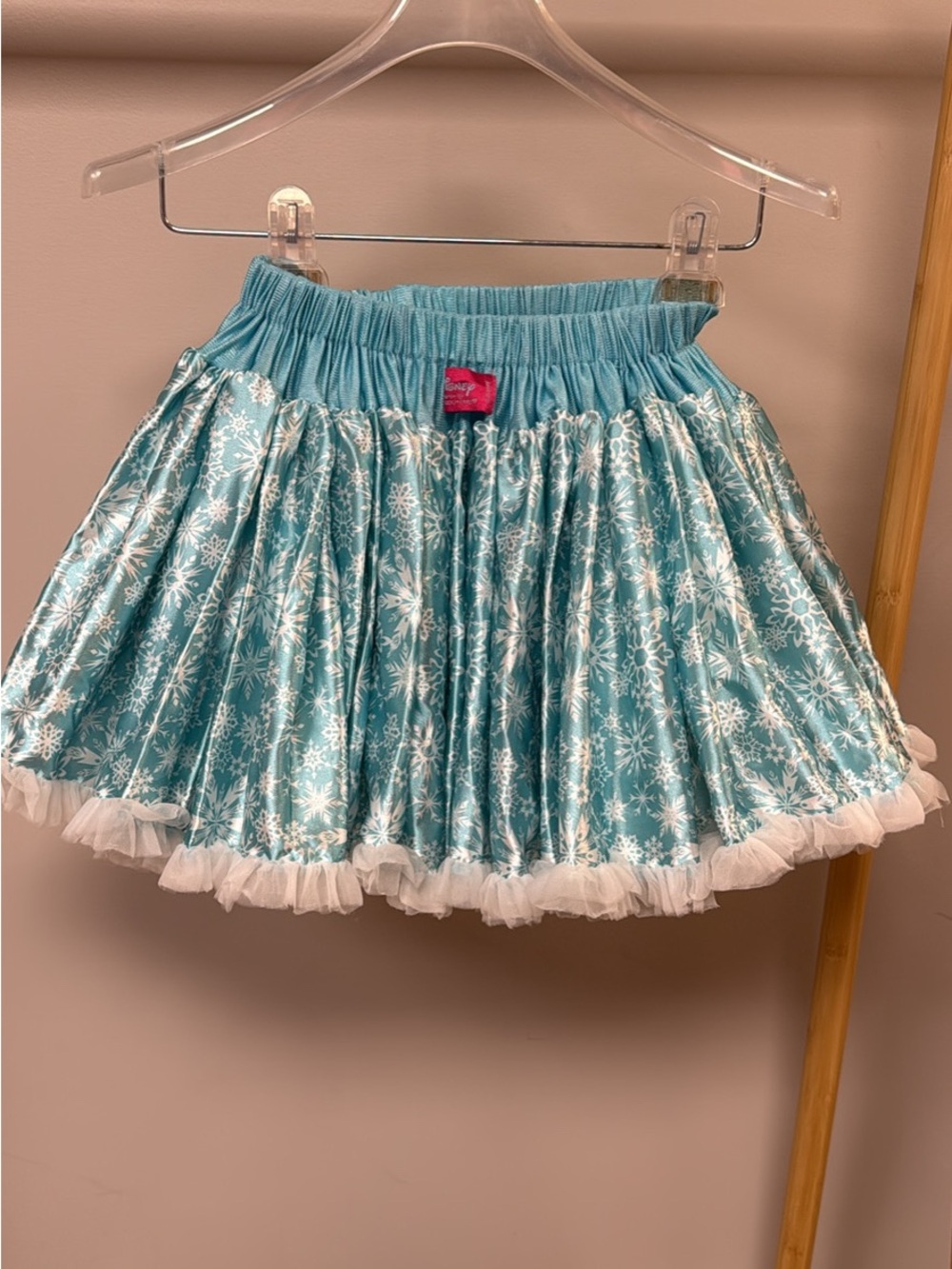 Disney Tutu Couture Frozen Snowflake Tulle Trim Skirt